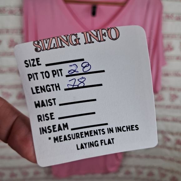 Johnny Premium Tunic Top‎ Dolman Sleeve V Neck Pink Comfy Casual Size M - Picture 5 of 9